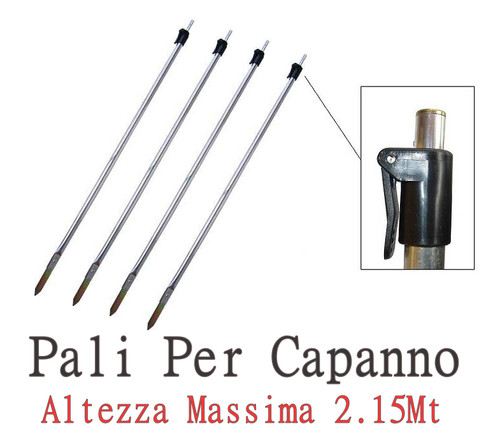 Pali per capanno caccia - 4, da
