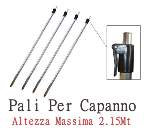 Pali per capanno caccia - capanno, da